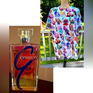 RUPAUL Glamazon Ultra Rare Collectible limited edition 3.4oz perfume & T-Shirt